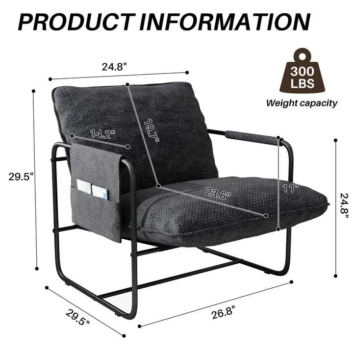 SNCHAIR0005 Modern Tufted Leisure Chair3