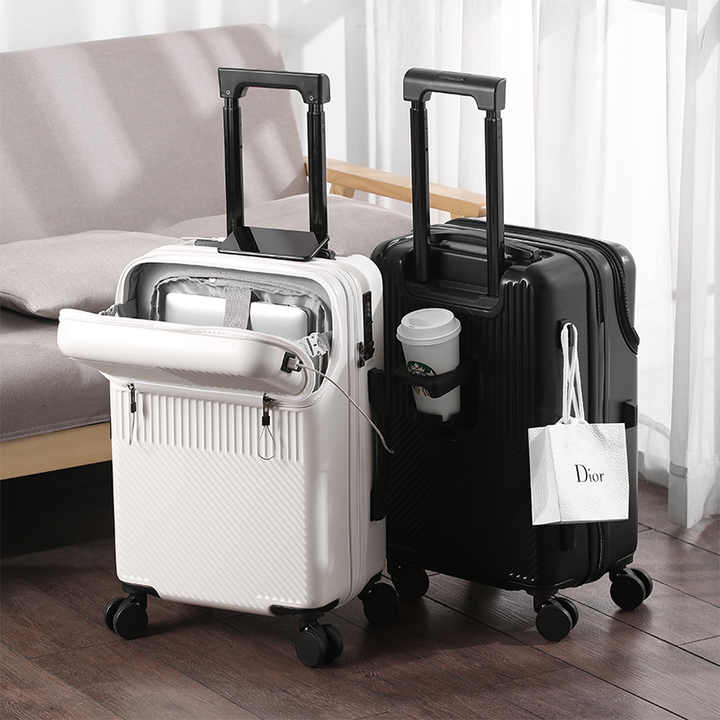 Customized logo suitcase with a