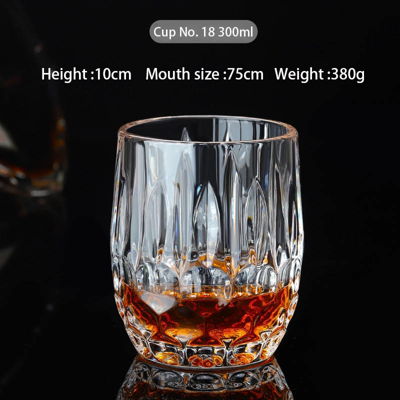 SNDRINKWARE0002 Elegant Clear Glass Cups for Beverage & Water 2