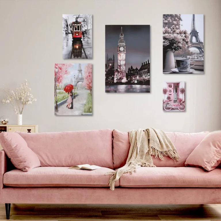 PHHHX0002 5Pcs Canvas Wall Art Print Painting Set for Home Decor 2