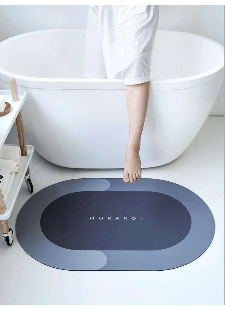 SNBathroommats001 Diatom Mud Bathroom Mat – Rubber Base for Safety 2